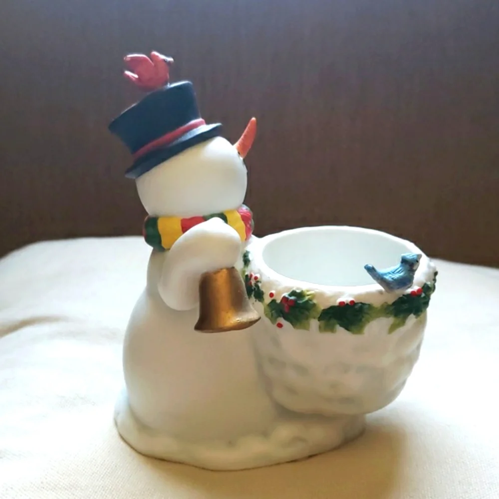 PartyLite Snowman Votive Candle Holder